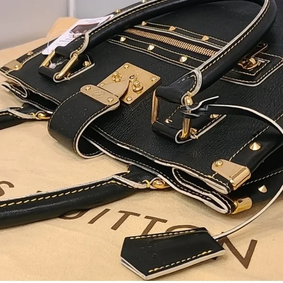 SOLD Louis Vuitton Vintage   2003 RARE SAHALI          LEATHER 'LE FABULEUX - Picture 12 of 15